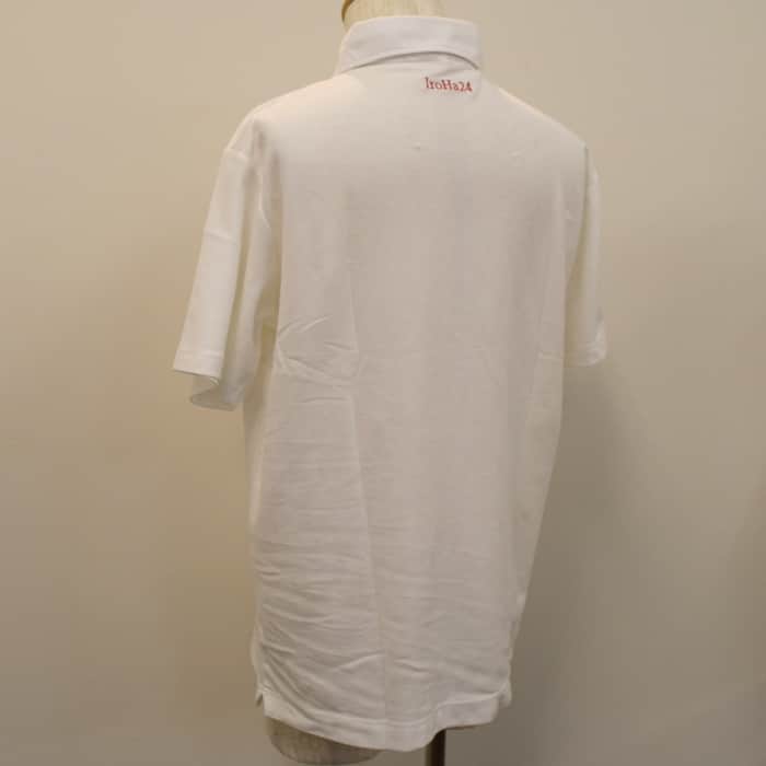 エステ、歯科、病院制服刺繍実績　IroHa24様(ポロシャツ　ネーム刺繍)