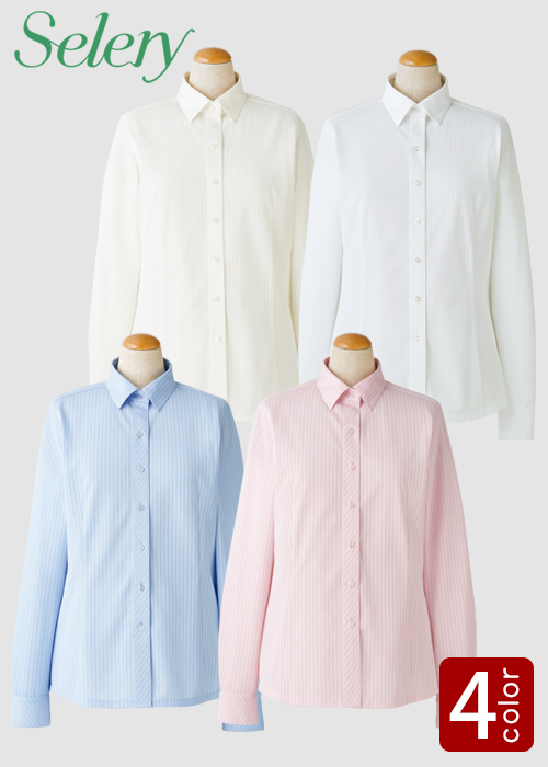 【受付・事務服ユニフォーム】動きやすさ重視派のとりこになるニット素材の着心地「とりこブラウス」