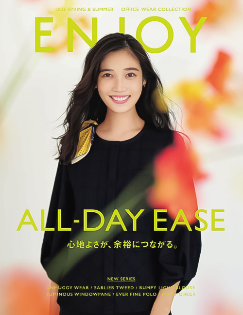 エステメディカル制服WEBカタログ　ENJOY SPRING&SUMMER(エンジョイ春夏)事務オフィス、受付、接客の専門制服カタログ
