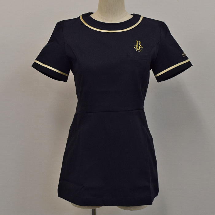 オリジナル制服製作実績 ロゴ刺繍 /20221223_B-age様/エステ、歯科、病院制服ユニフォーム　ロゴ刺繍・ネーム刺繍制作実績