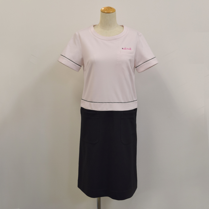 オリジナル制服製作実績 ロゴ刺繍 /HARISbeautycration様/エステ、歯科、病院制服ユニフォーム　ロゴ刺繍・ネーム刺繍制作実績