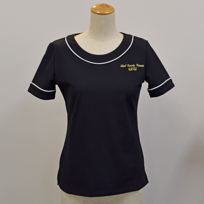 オリジナル制服製作実績 ロゴ刺繍 /TotalBeautyEstheticViVi様/エステ、歯科、病院制服ユニフォーム　ロゴ刺繍・ネーム刺繍制作実績