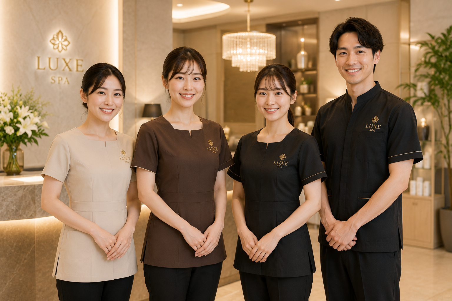 医療チーム現場 高級エステサロンのスタッフ