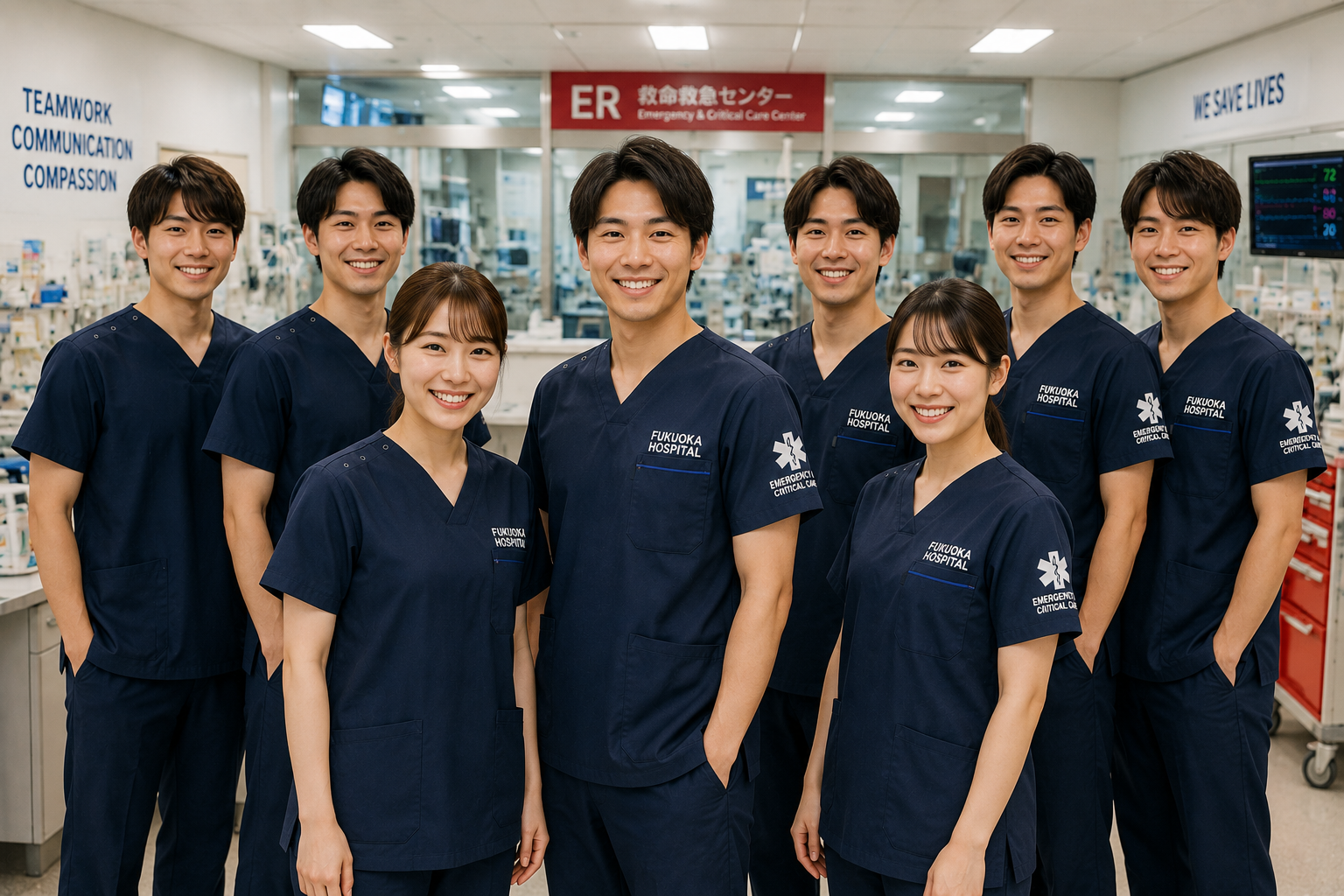 チームスクラブを作ろう。お揃いの制服で一体感を高めて医療サービスレベル向上に。