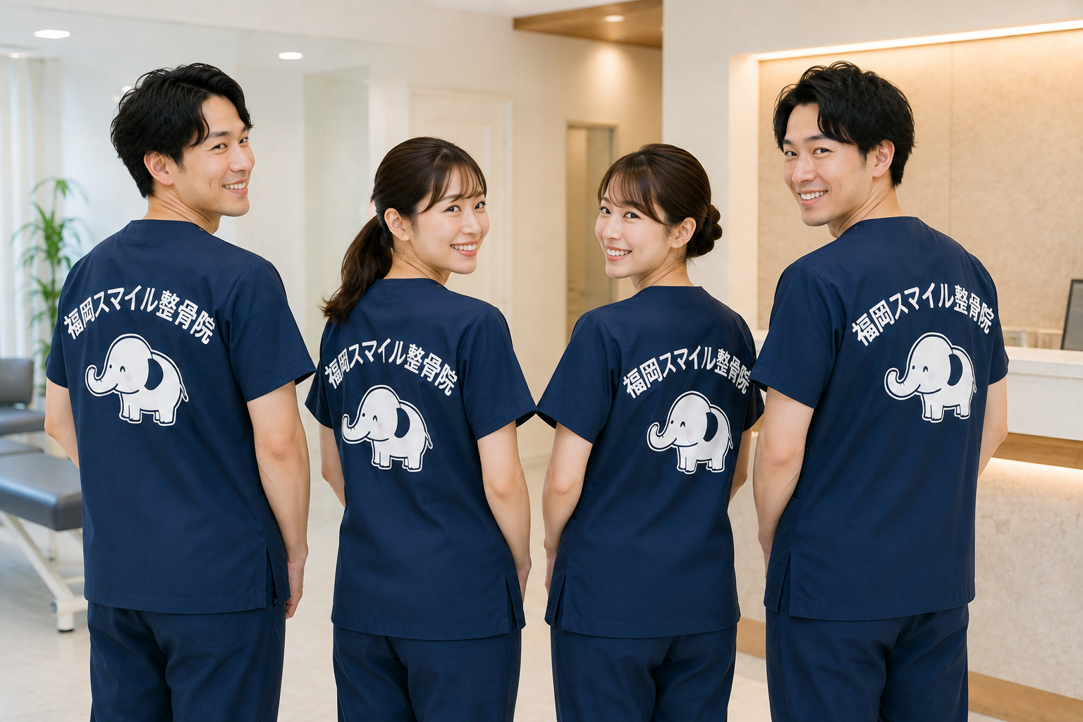 背中などに大きくロゴを加工する場合は転写プリントがおススメ