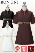 【販売終了25】細見えデザイン　リボンがかわいい高機能チュニック3色