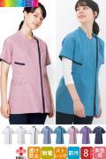 【歯科・介護・病院制服】KAZENスクラブ8色【女性用】スッキリとした印象の縦ライン