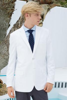 【エステ・歯科・病院ユニフォーム】品格と信頼の最高級ブランド4D+　男性用テーラードジャケット