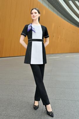 【美容医療・エステサロン・クリニック制服】なめらか素材の快適パンツ【女性用】
