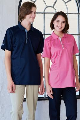 【歯科・医療制服】ミッフィーニットシャツ【2色】男女兼用　リバティ柄とミッフィーが可愛いポロシャツ