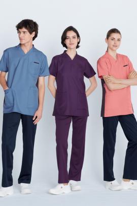 【歯科・医療ユニフォーム】ラジエーションハウスで着用　人気のカラースクラブ【12色】男女兼用