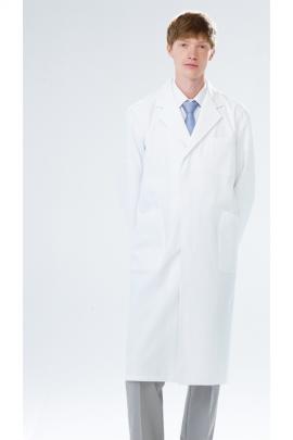 【歯科・病院ユニフォーム】ドラマ「ドクターX」で採用された　シングル診察衣【2色】男性用