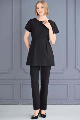 【美容医療・エステサロン・クリニック制服】360度よく伸びる　股下深めパンツ【女性用】