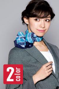 【販売終了24】シンプルストライプが爽やかなスカーフ