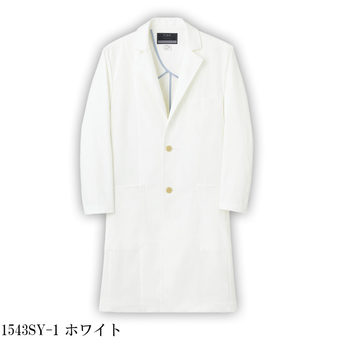 【病院・歯科・クリニック】FLab.のシングルドクターコート超軽量で動きやすい【男性用】カラー