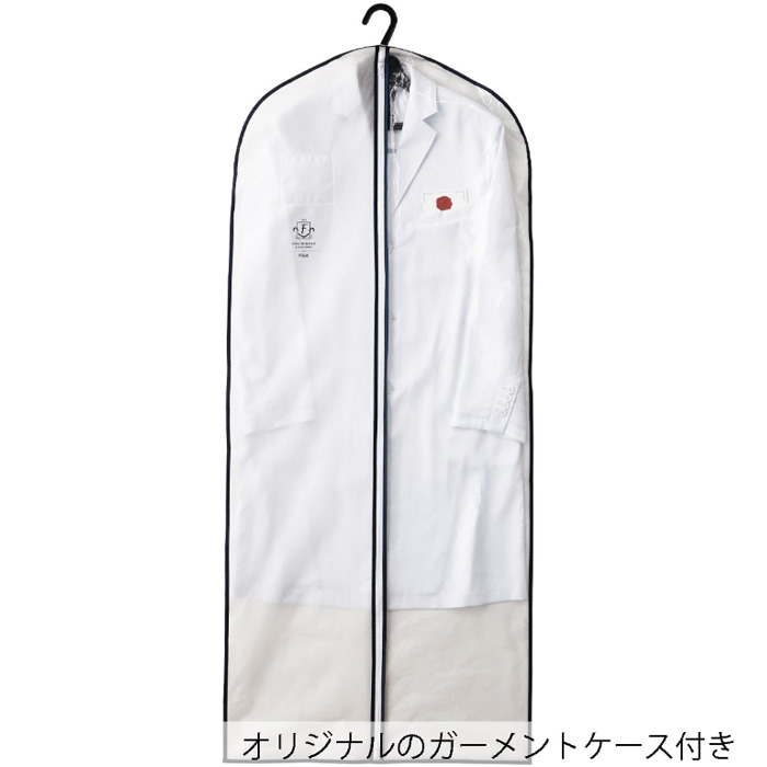 【病院・歯科・クリニック】FLab.のシングルドクターコート超軽量で動きやすい【女性用】　ディテール