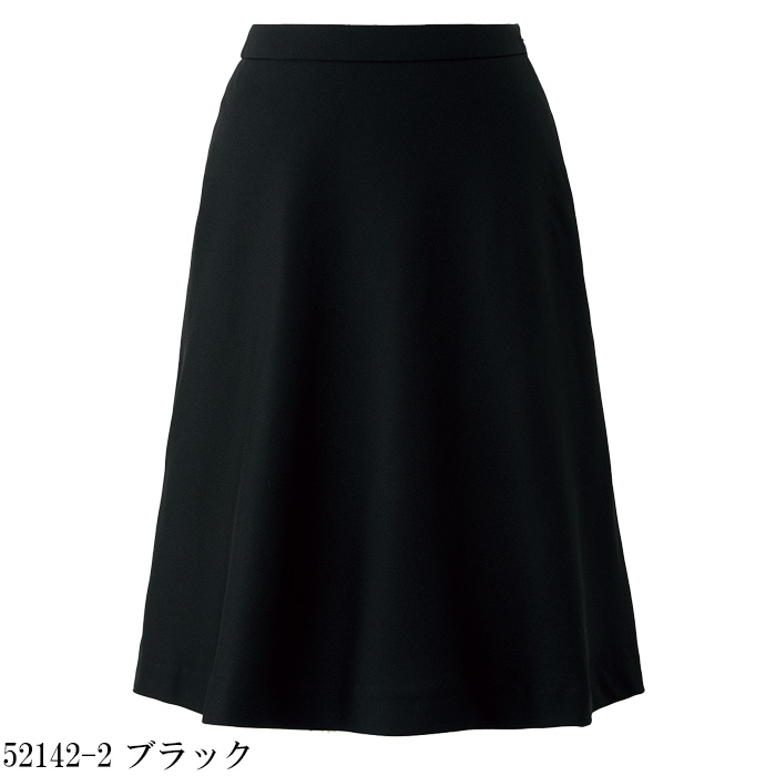 【受付・おもてなし・事務】オールシーズン履けるストレッチフレアスカート【女性用】　カラー