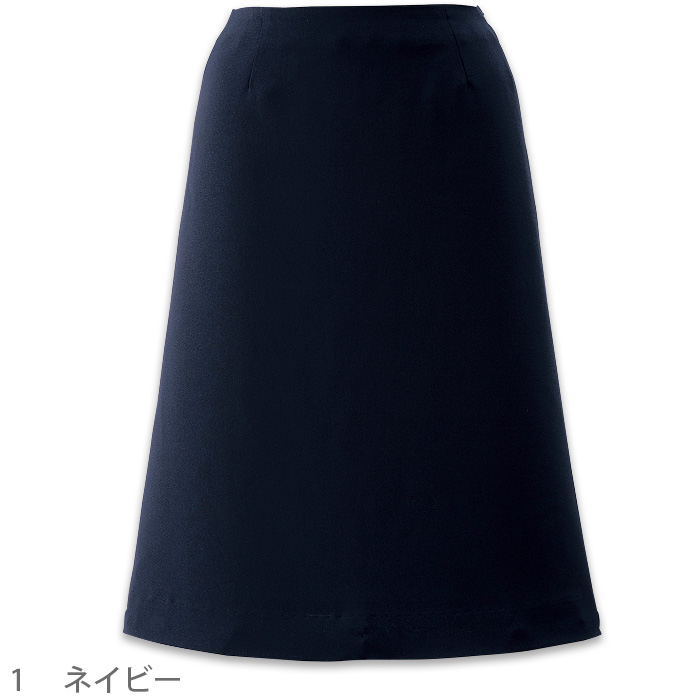 Aラインスカート　55cm 　ストレスフリーボトムシリーズ　【2色】 カラー