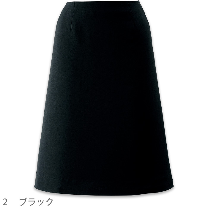 Aラインスカート　55cm 　ストレスフリーボトムシリーズ　【2色】 カラー