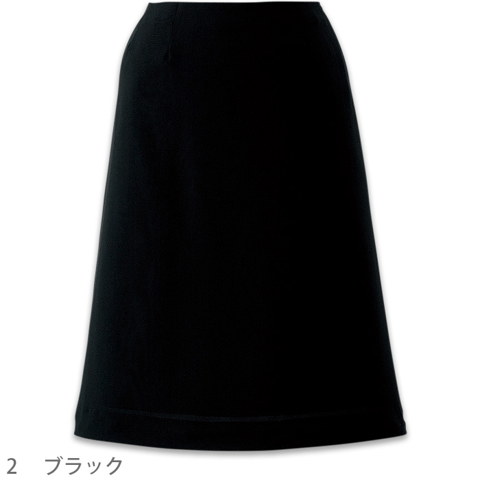Aラインスカート　58cm 　ストレスフリーボトムシリーズ　【2色】 カラー