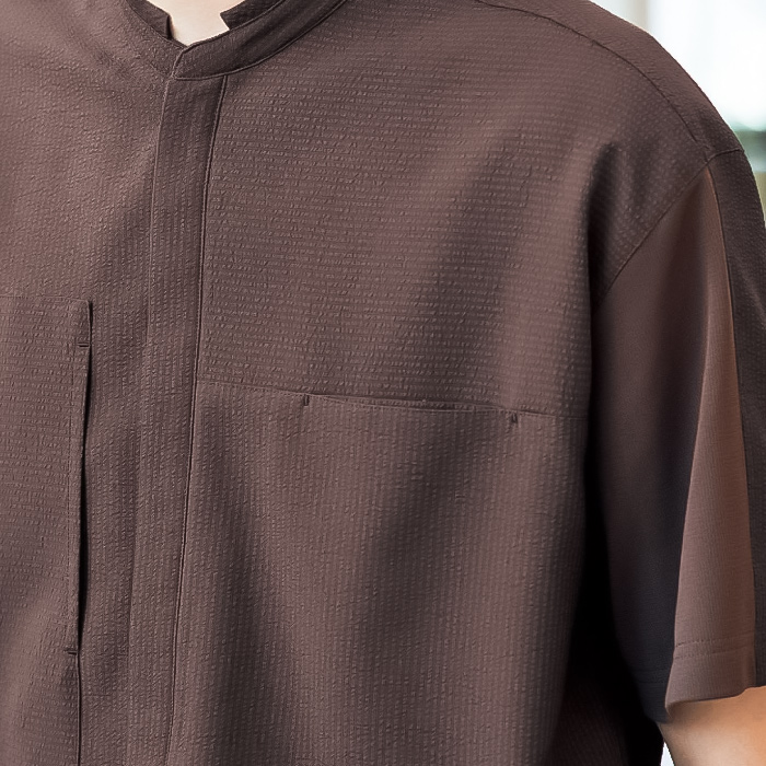 半袖シャツ2色【兼用】軽くて涼しいサッカー素材　スペック