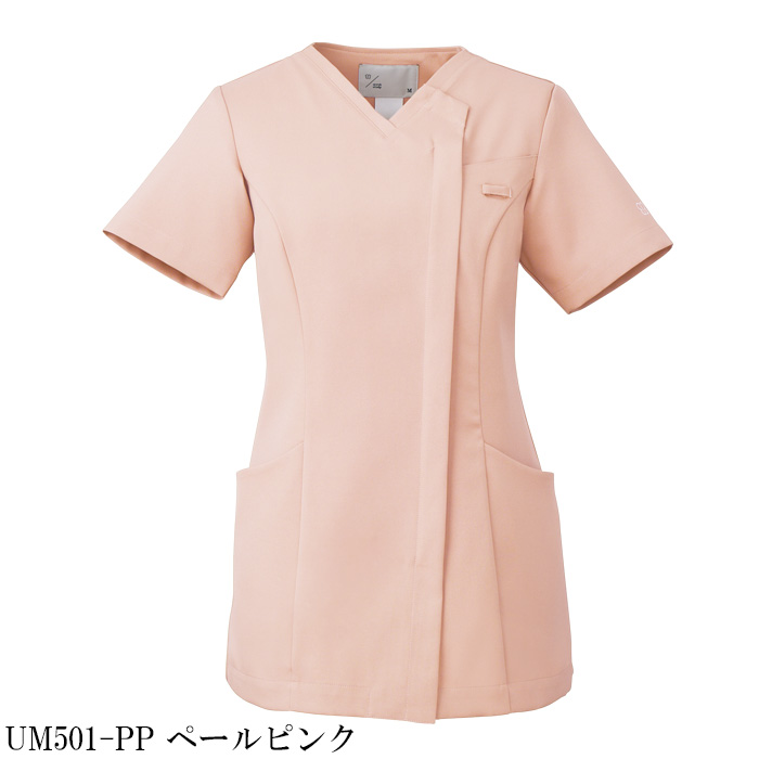 病院・歯科・クリニック】ukaのジップアップスクラブ程よいゆとりと美しいライン【女性用】　カラー
