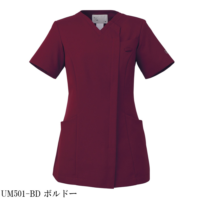 病院・歯科・クリニック】ukaのジップアップスクラブ程よいゆとりと美しいライン【女性用】　カラー