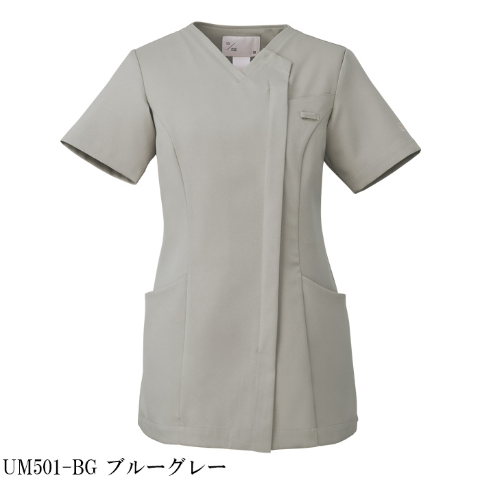 病院・歯科・クリニック】ukaのジップアップスクラブ程よいゆとりと美しいライン【女性用】　カラー