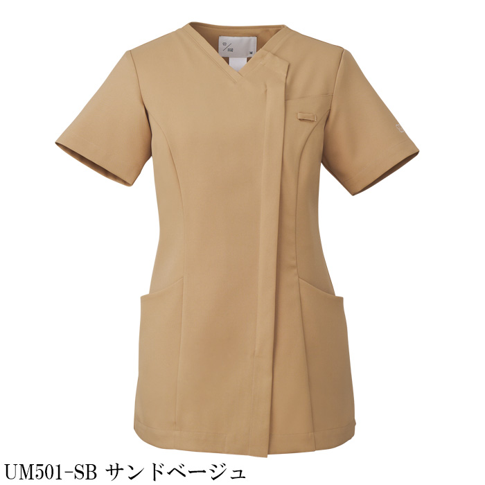 病院・歯科・クリニック】ukaのジップアップスクラブ程よいゆとりと美しいライン【女性用】　カラー